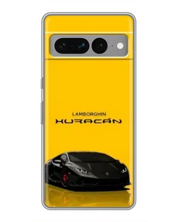 Чохол для Google Pixel 7 Pro з картинкою «Lamborghini Huracan чорний»