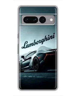 Чохол для Google Pixel 7 Pro з картинкою «Класичний Lamborghini надпис»
