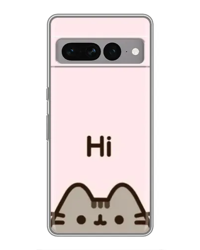 Чохол для Google Pixel 7 Pro з картинкою «Пушин каже Hi»
