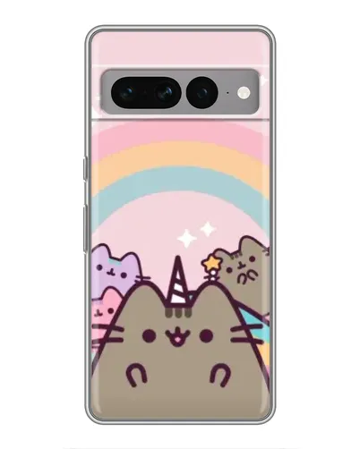 Чохол для Google Pixel 7 Pro з картинкою «Єдиноріг Pusheen»