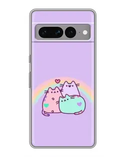 Чохол для Google Pixel 7 Pro з картинкою «Веселкові Пушини»