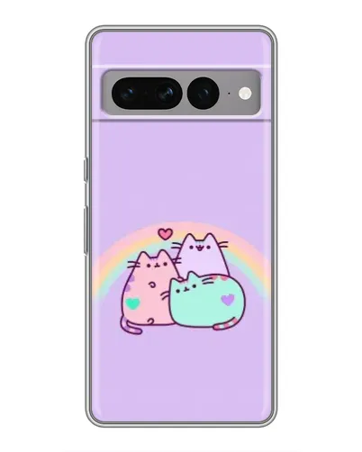 Чохол для Google Pixel 7 Pro з картинкою «Веселкові Пушини»