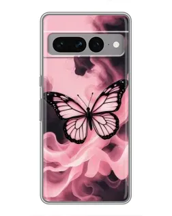 Чехол для Google Pixel 7 Pro с картинкой «Бабочка в дыму»