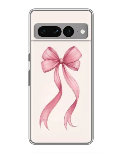 Чехол для Google Pixel 7 Pro с картинкой «Розовый бант»