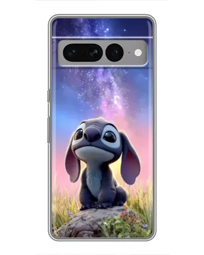 Чехол для Google Pixel 7 Pro с картинкой «Стич на рассвете»