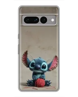 Чохол для Google Pixel 7 Pro з картинкою «Стіч на чоричневому фоні»