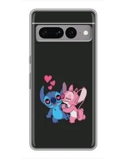 Чохол для Google Pixel 7 Pro з картинкою «Анжел цілує Стіча»