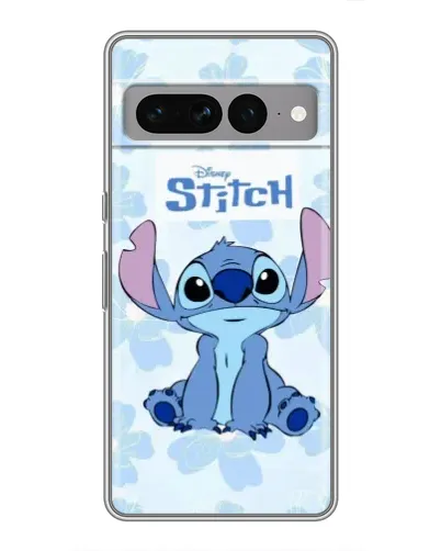 Чехол для Google Pixel 7 Pro с картинкой «Stitch среди цветов»