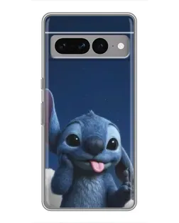 Чехол для Google Pixel 7 Pro с картинкой «Стич в облаках»