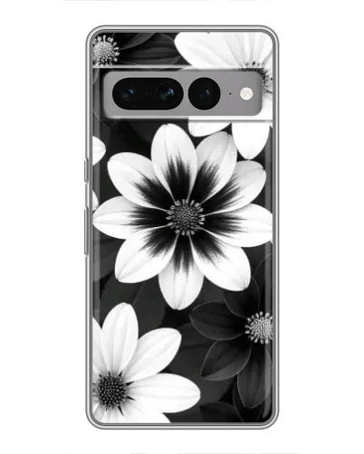 Чохол для Google Pixel 7 Pro з картинкою «Монохромні айстри»
