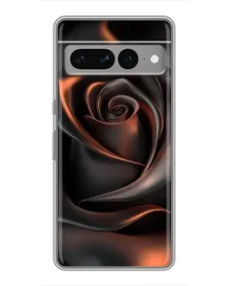 Чохол для Google Pixel 7 Pro з картинкою «Шовкова чорна троянда»