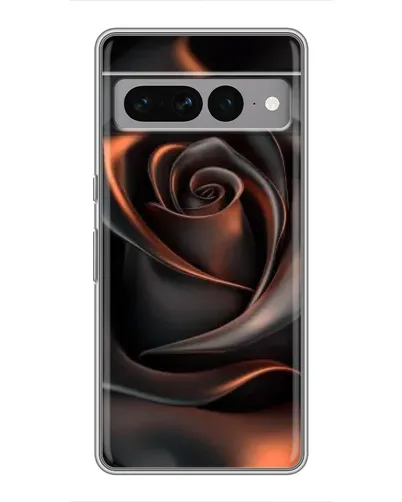 Чохол для Google Pixel 7 Pro з картинкою «Шовкова чорна троянда»