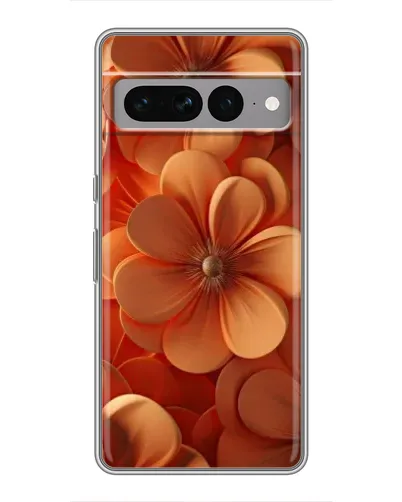 Чохол для Google Pixel 7 Pro з картинкою «Помаранчева макро квітка»