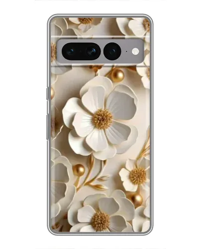 Чохол для Google Pixel 7 Pro з картинкою «Білі паперові квіти»