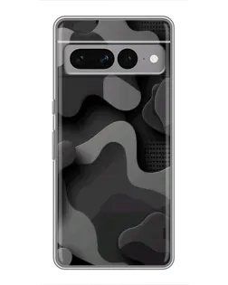 Чохол для Google Pixel 7 Pro з картинкою «Темний абстрактний камуфляж»