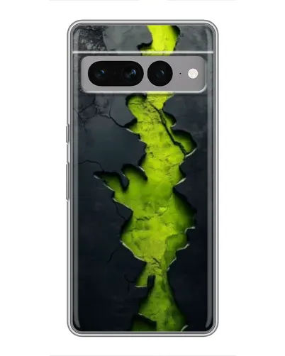 Чохол для Google Pixel 7 Pro з картинкою «Салатовий розлом скелі»