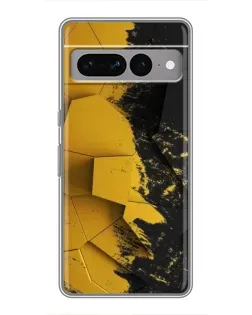 Чохол для Google Pixel 7 Pro з картинкою «Золоті уламки геометрії»