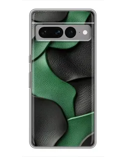 Чохол для Google Pixel 7 Pro з картинкою «Зелені шкіряні хвилі»
