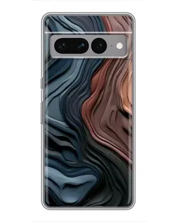 Чохол для Google Pixel 7 Pro з картинкою «Кольорові хвилі каньйону»