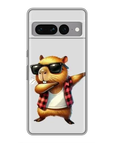 Чохол для Google Pixel 7 Pro з картинкою «Капібара репер даб»