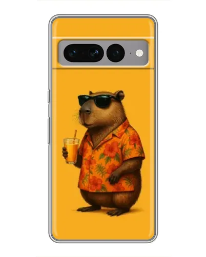 Чохол для Google Pixel 7 Pro з картинкою «Капібара на відпочинку»