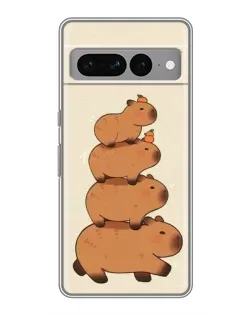 Чохол для Google Pixel 7 Pro з картинкою «Вежа з капібар»