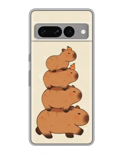 Чохол для Google Pixel 7 Pro з картинкою «Вежа з капібар»