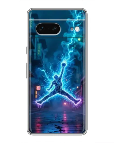 Чехол для Google Pixel 7 с картинкой «Jordan Gold Jumpman»