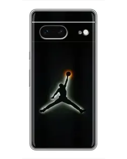 Чехол для Google Pixel 7 с картинкой «Jordan Gradient Logo»