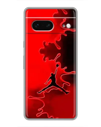 Чехол для Google Pixel 7 с картинкой «Jordan Red Smoke»