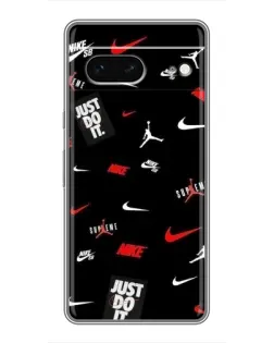 Чехол для Google Pixel 7 с картинкой «Nike Mix Pattern»