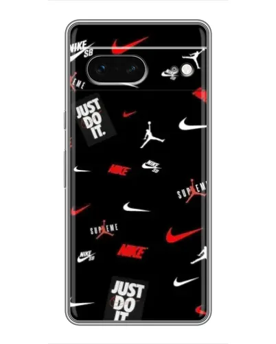 Чехол для Google Pixel 7 с картинкой «Nike Mix Pattern»