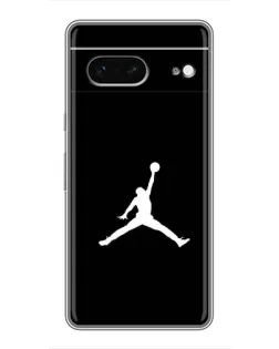 Чехол для Google Pixel 7 с картинкой «Jordan Silhouette»