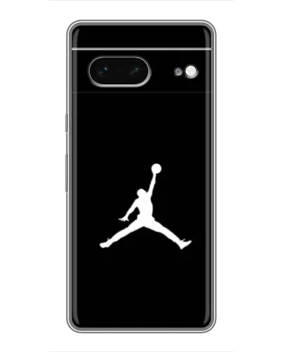 Чехол для Google Pixel 7 с картинкой «Jordan Silhouette»