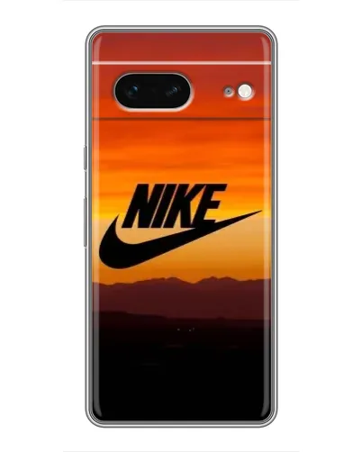 Чехол для Google Pixel 7 с картинкой «Nike — вечерний горизонт»