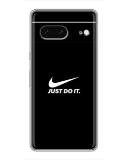 Чехол для Google Pixel 7 с картинкой «Минимализм от Nike»