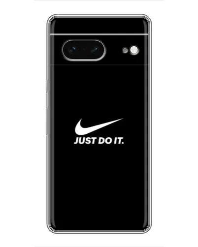 Чехол для Google Pixel 7 с картинкой «Минимализм от Nike»