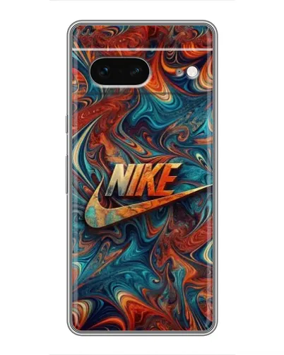Чехол для Google Pixel 7 с картинкой «Nike в абстракции»