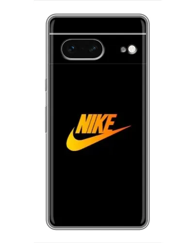 Чохол для Google Pixel 7 з картинкою «Золотий логотип Nike»