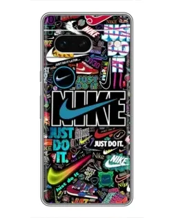Чохол для Google Pixel 7 з картинкою «Яскравий колаж Nike»