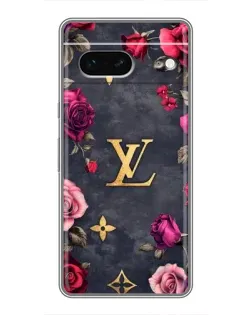 Чохол для Google Pixel 7 з картинкою «Квітковий Louis Vuitton»
