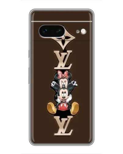 Чохол для Google Pixel 7 з картинкою «LV та Міккі Маус»