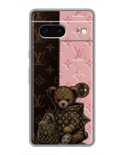 Чохол для Google Pixel 7 з картинкою «Ведмедик у стилі LV»