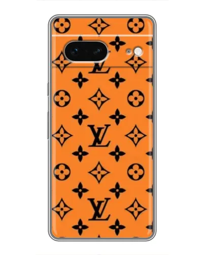 Чохол для Google Pixel 7 з картинкою «Помаранчевий стиль LV»