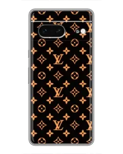 Чохол для Google Pixel 7 з картинкою «Золота монограма LV»