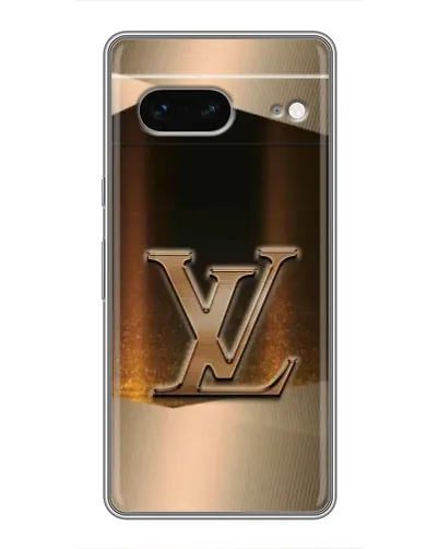 Чохол для Google Pixel 7 з картинкою «LV — золоте сяйво»