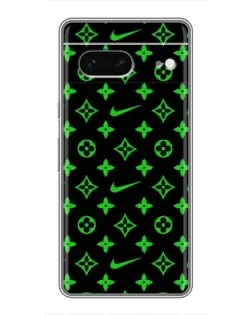 Чохол для Google Pixel 7 з картинкою «Неоновий принт LV»