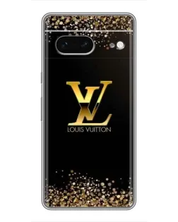 Чохол для Google Pixel 7 з картинкою «LV — золоті іскри»