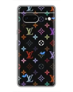 Чохол для Google Pixel 7 з картинкою «Кольорова монограма LV»