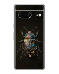 Чохол для Google Pixel 7 з картинкою «LV — мармуровий принт»